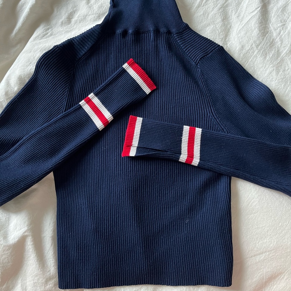 zara cropped turtleneck